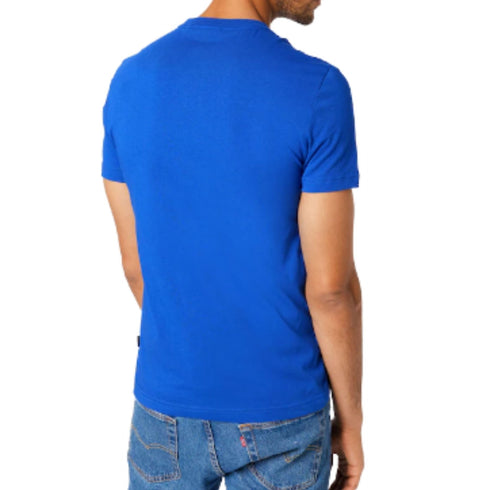 T-shirt Uomo a girocollo con logo frontale Royal CALVIN KLEIN- Francavilla Moda